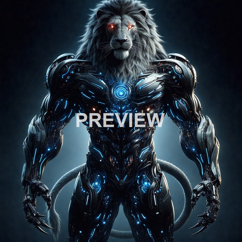 20824 - a-massive-black-warrior-half-lion-and-half-robot-stan_00002__result